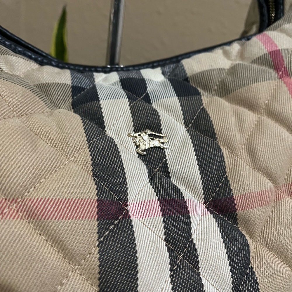 BURBERRY CANVAS HOBO - Picture 5 of 15